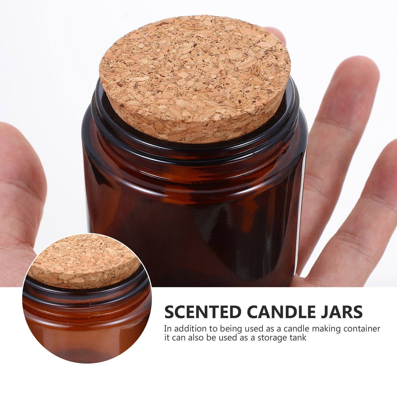 4 Stück dicke Glasgefäße mit D – Candle Making Jars With Lids Bewertung und Preis