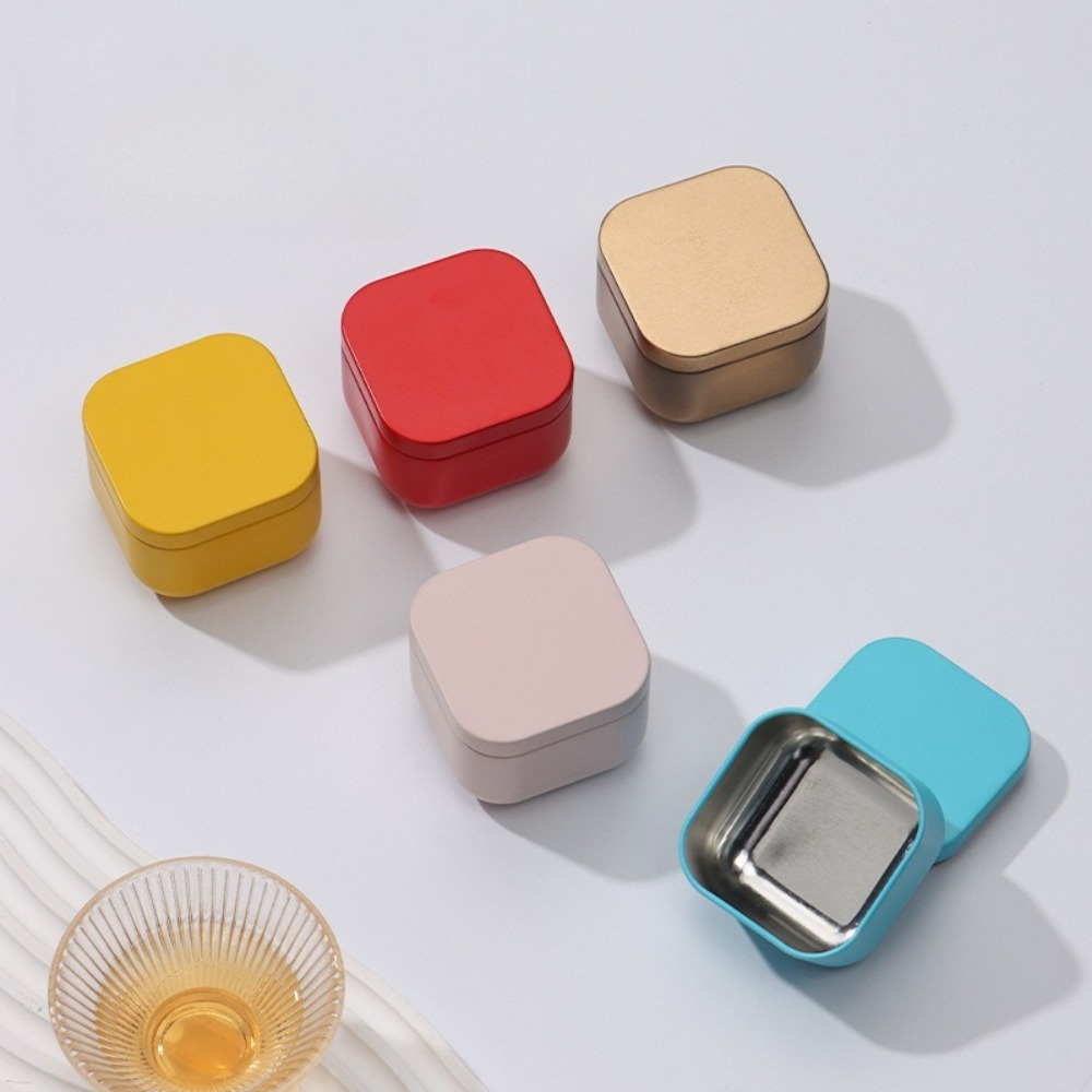 20 Stück leere, quadratische K – Tin Container Lid Bewertung und Preis