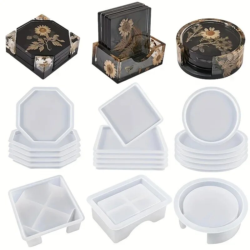 Untersetzer-Harz-Formen-Set, b – Candle Making Jars With Lids Bewertung und Preis